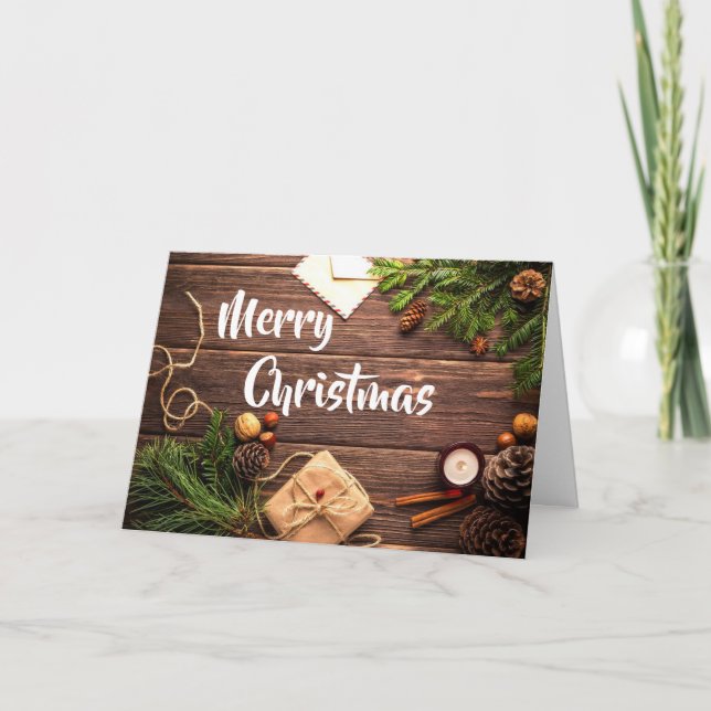 Ett Merry Land julhälsningskort Helgkort (Framsida)