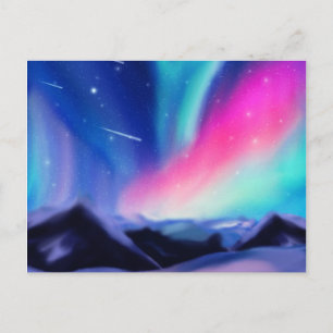 Ett miljoner Aurora-vykort Vykort