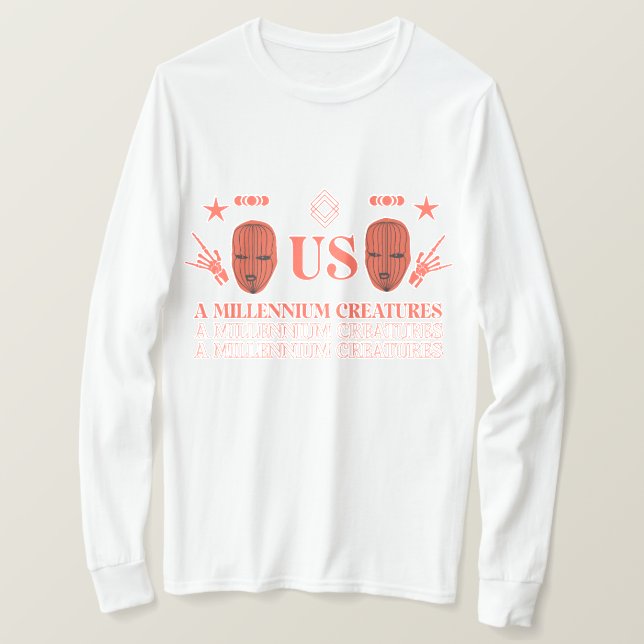 Ett Millenium Varelser T Shirt (Design framsida)