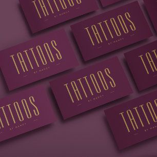 Ett minimalistiskt, enkelt byte mellan Burgundy oc Visitkort