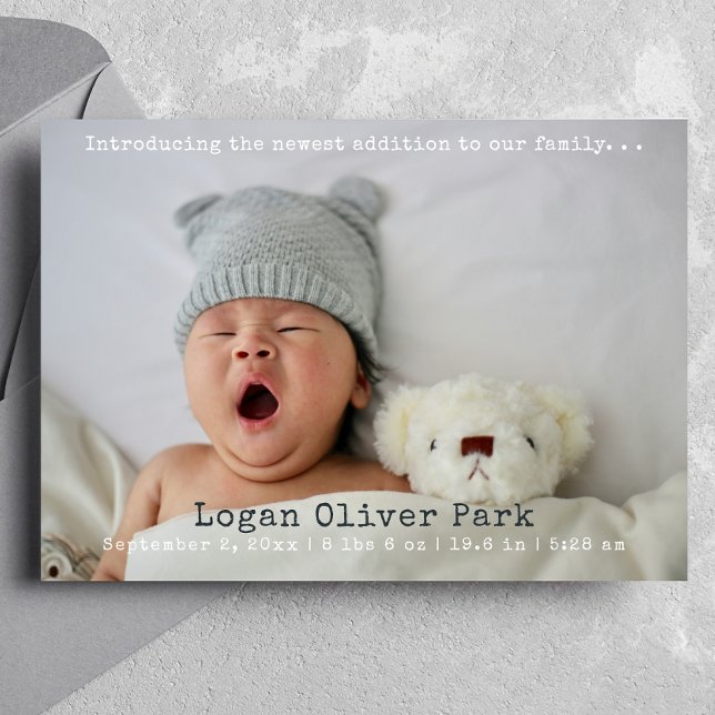 Ett minimalistiskt meddelande om fotofödsel i Nyfö (Skapare uppladdad)