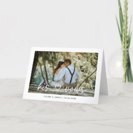 Ett minimalistiskt skript Kärlek sätter fingret på Kort