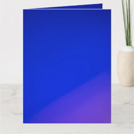 Ett minimalistiskt vykort med en gradientdesign