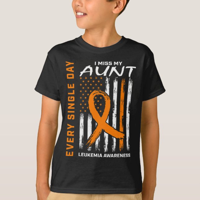 Ett minne av Moster Leukemias medvetandehöjande Am T Shirt (Framsida)