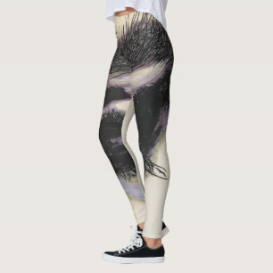 "Ett minne i Mörken" som målar på en Leggings
