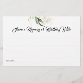  ett minnes- eller födelsedagskort för veckodagar