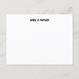  ett minneskort vykort