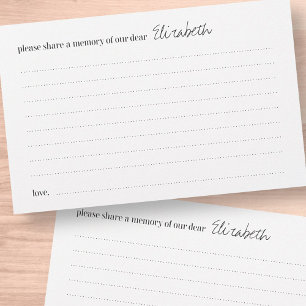 ett minnesövernattningskort för Ord Brevpapper