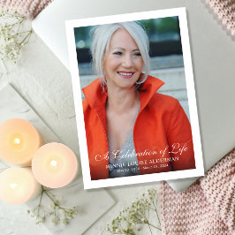 Ett minnesprogram för livets foto Firande Program