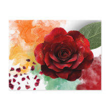 Ett mjukt blommande inspirationskort