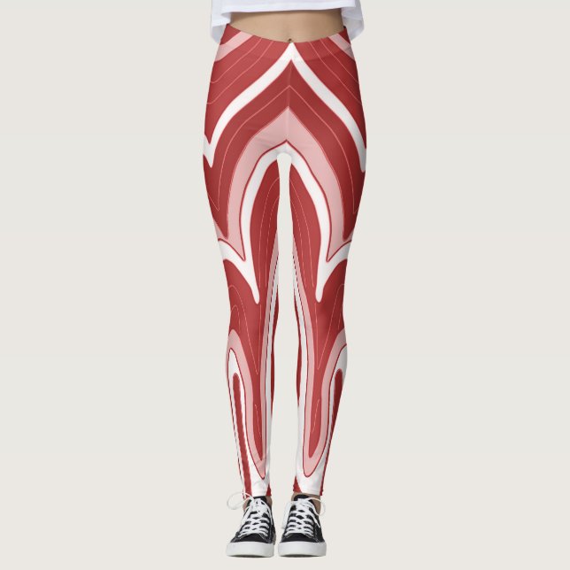 Ett modernt, dynamiskt "Ratti_Kreativ_Arts"-lag Leggings (Framsida)