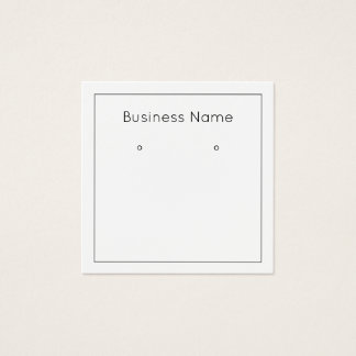 Ett modernt, minimalistiskt, visning fyrkantigt visitkort