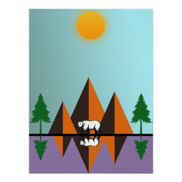 Ett modernt naturskydd perfect poster