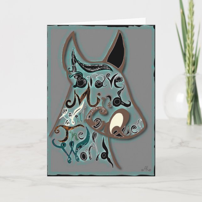 Ett modigt sinne kommer att erövra världen kort (Framsida)