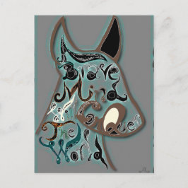 Ett modigt sinne kommer att erövra världen vykort