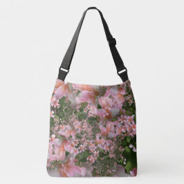 Ett moln av Rosa Frangipani, Shoulder Tote Bag Axelväska