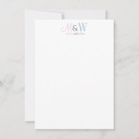 Ett monogram - minimalistiskt Rosa-blåskript, seri