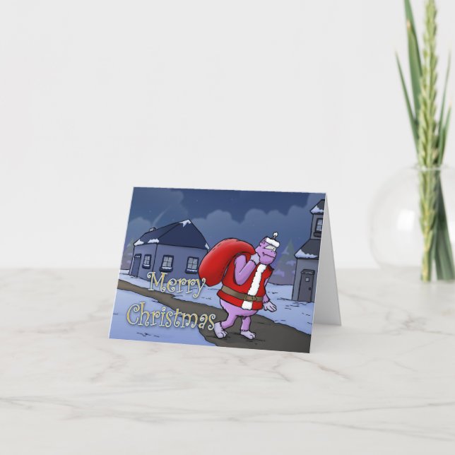 Ett Monster-julMiracle-Helgdag-kort Helgkort (Framsida)