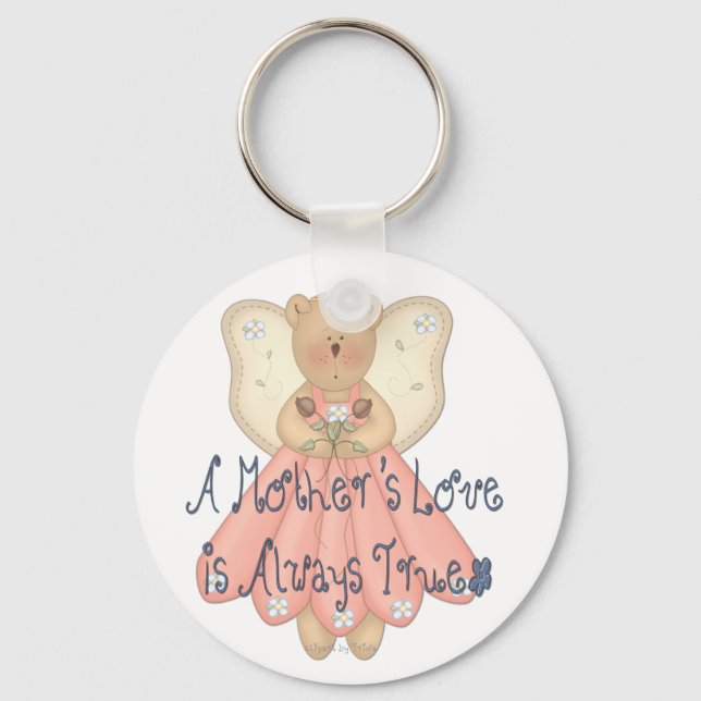 Ett Mor Kärlek är alltid True Keychain Nyckelring (Framsida)