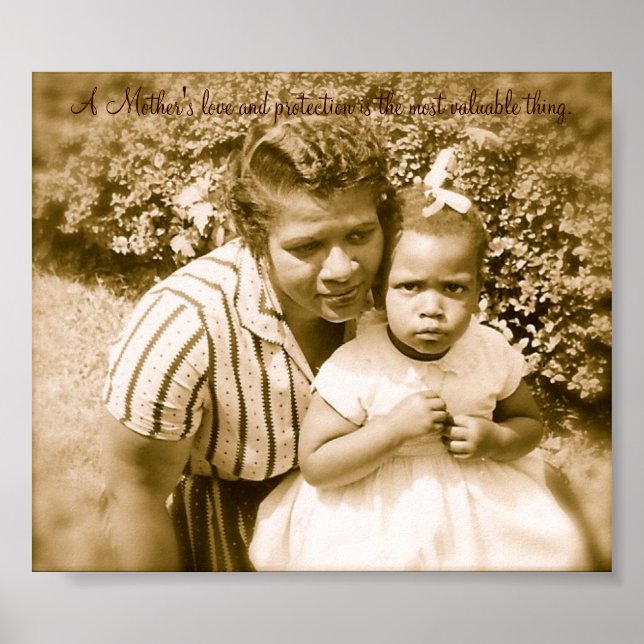 Ett Mor kärlek och skydd... Poster (Framsidan)