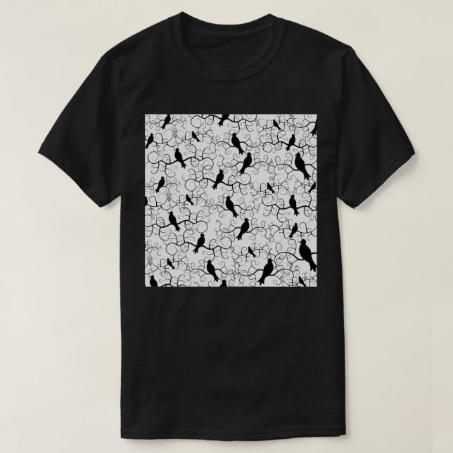 Ett mord på Kråkor Långt T Shirt (Design framsida)