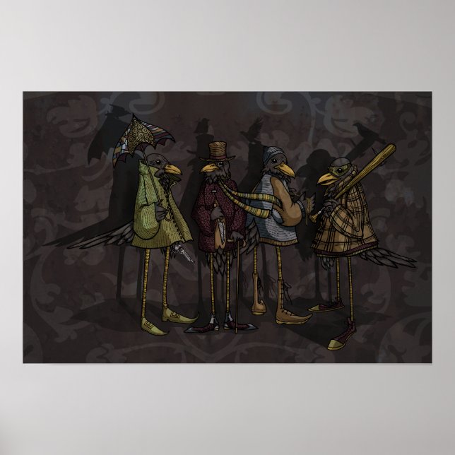 Ett mord på Kråkor Poster (Framsidan)