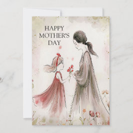 Ett Mors dag-kort i Bloom Mor Julkort