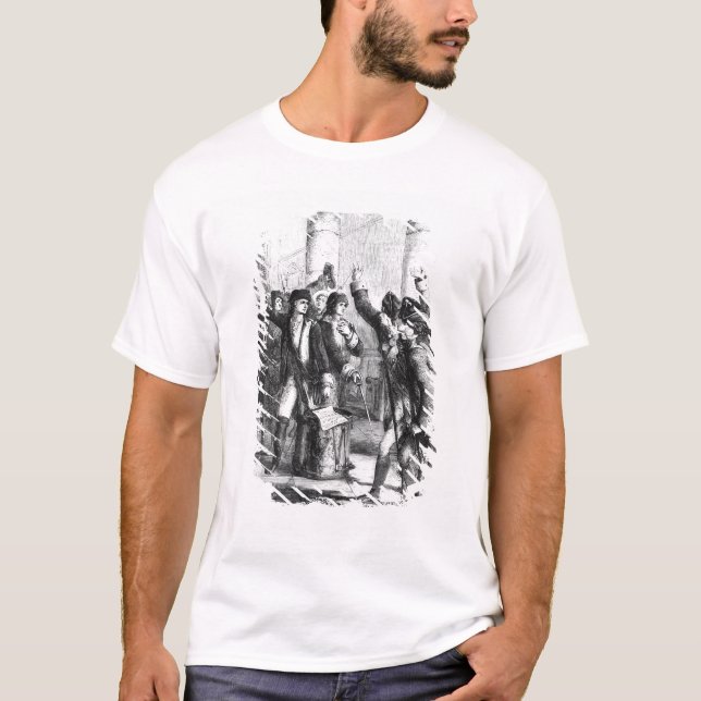 Ett möte av de irländska volontärerna t shirt (Framsida)