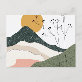 ETT MOUNTAIN RELOCATION POSTCARD HELG VYKORT