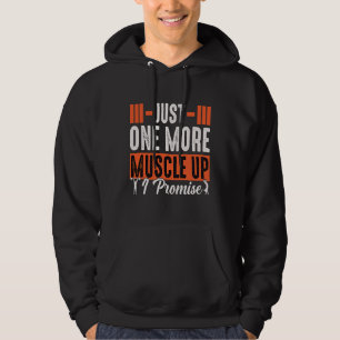 Ett Muskel Upp Löfte Mer Fitness Kroppsbyggande 2 Hoodie