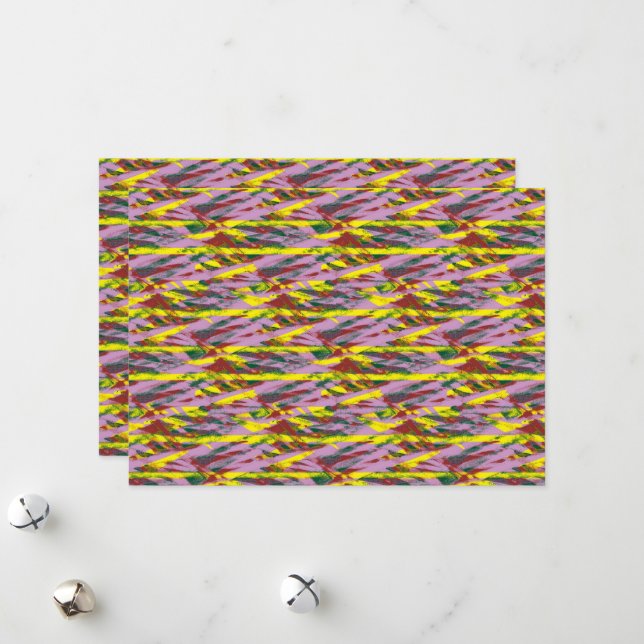 ett mycket färglöst mönster med många olika kooper julkort (Fram/Back In Situ)