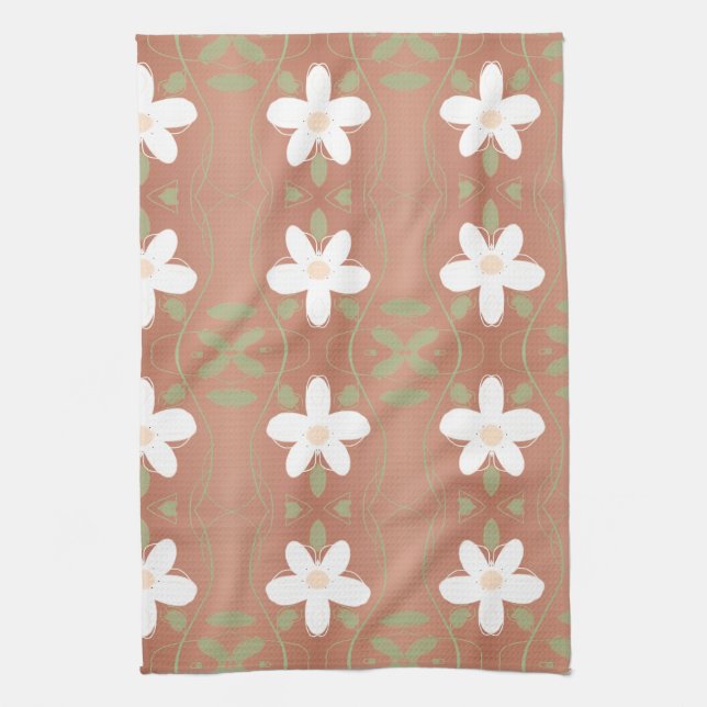 Ett mycket Finare-tvillingtorn med honung  Kökshandduk (Vertikal)