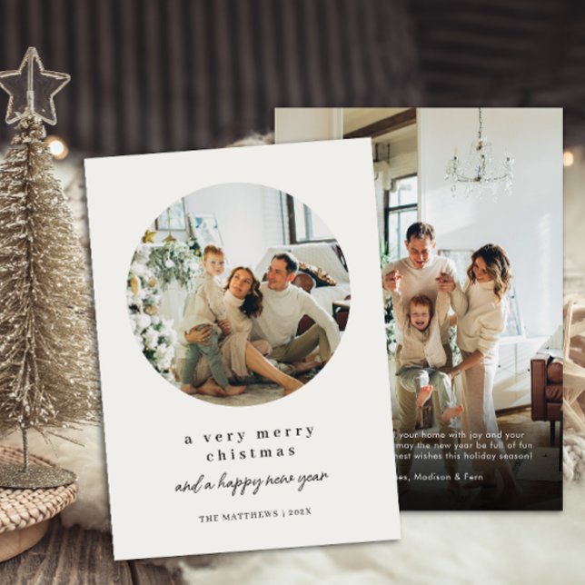 Ett mycket God jul modernt foto Julkort (Skapare uppladdad)