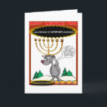 Ett mycket UNIKT HANNUKAH-KORT!! Helgkort<br><div class="desc">Detta år,  något att sägaLYCKLIG HANNUKAH med en blinkning och en nicka!</div>