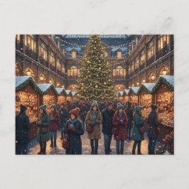Ett mysigt Covent Garden - Jul i London Helg Vykort