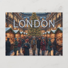 Ett mysigt Covent Garden - Jul i London Vykort