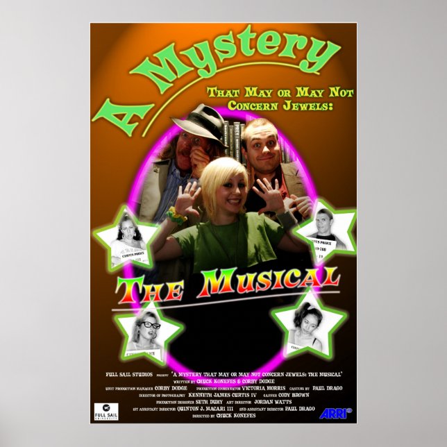 Ett mysterium som inte får eller får röra judar poster (Framsidan)