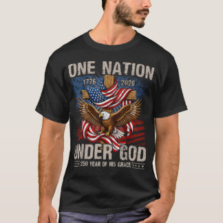 Ett Nation Under Gud 250-årsjubileum USA T Shirt