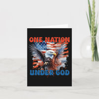 Ett Nation Under Gud Flagga 4:e Juli Patriotisk Ch