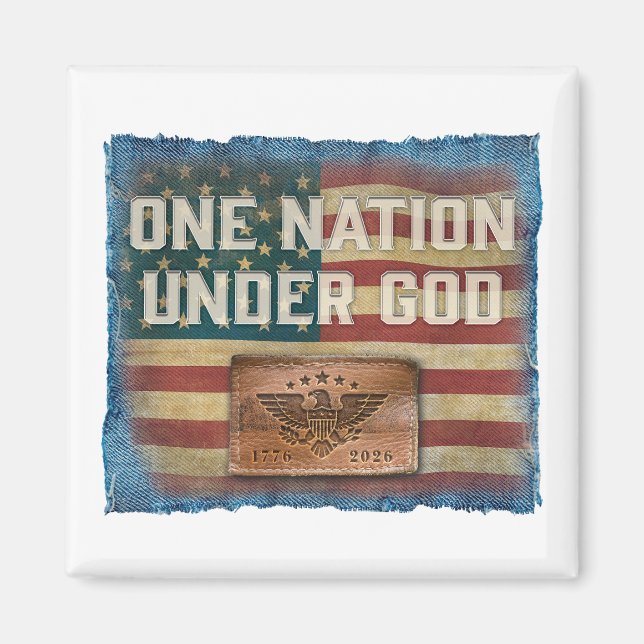 Ett Nation Under Gud - Magnet (Framsidan)