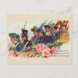 Ett nationalistiskt vykort för patriotisk Vintage