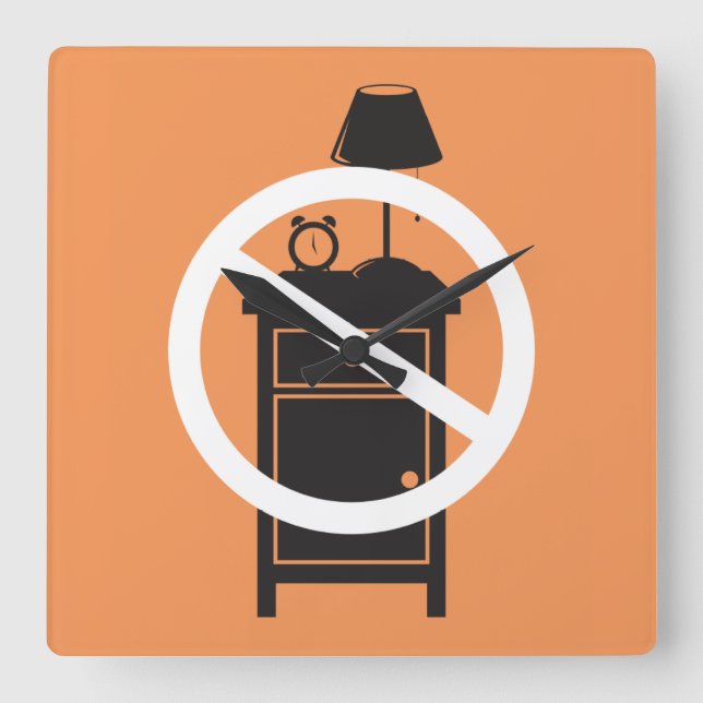 Ett nattställ fyrkantig klocka (Framsida)