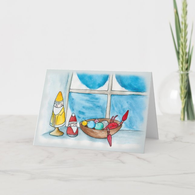 Ett New England jul Kort (Framsida)