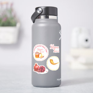 Ett nytt år för Bra och svalt! Honung & Apple Shan Klistermärken