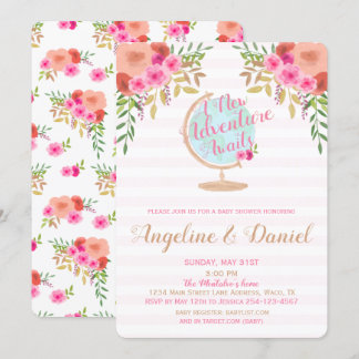 Ett nytt Äventyr väntar på inbjudan till spädbarns