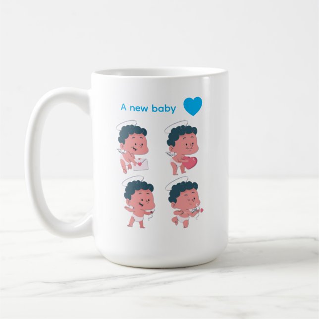 Ett nytt barn kaffemugg (Vänster)