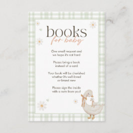 Ett nytt Fånig Goose Bokar för Baby Card Tilläggskort