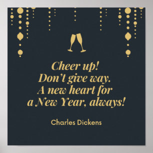 Ett nytt hjärta för ett nytt år, Charles Dickens c Poster