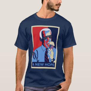 Ett nytt hopp Joe Biden Ice Cream Illustration T Shirt