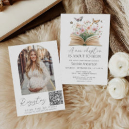 Ett nytt kapitel är på väg att börja med babyvisni inbjudningar